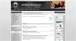 Desktop Screenshot of handball.sv-wacker.de