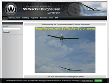 Tablet Screenshot of luftsport.sv-wacker.de