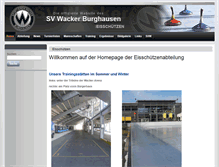 Tablet Screenshot of eisschuetzen.sv-wacker.de