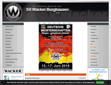 Tablet Screenshot of fitness.sv-wacker.de
